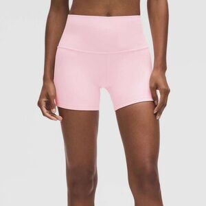 NWOT Lululemon Align High-Rise Short 4" Pink Organza